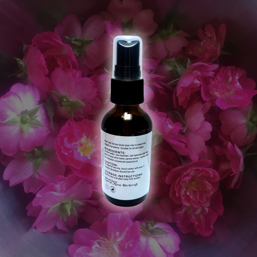 Rose Tulsi Yarrow mist 2oz