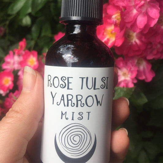 Rose Tulsi Yarrow mist 2oz