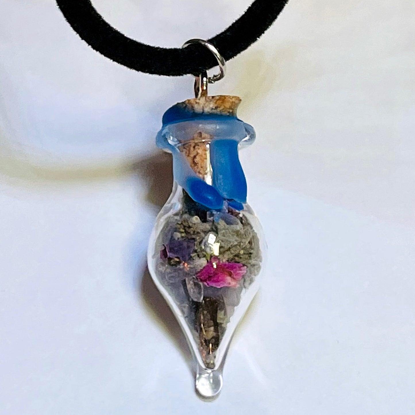 Harmony & Balance spell bottle necklace