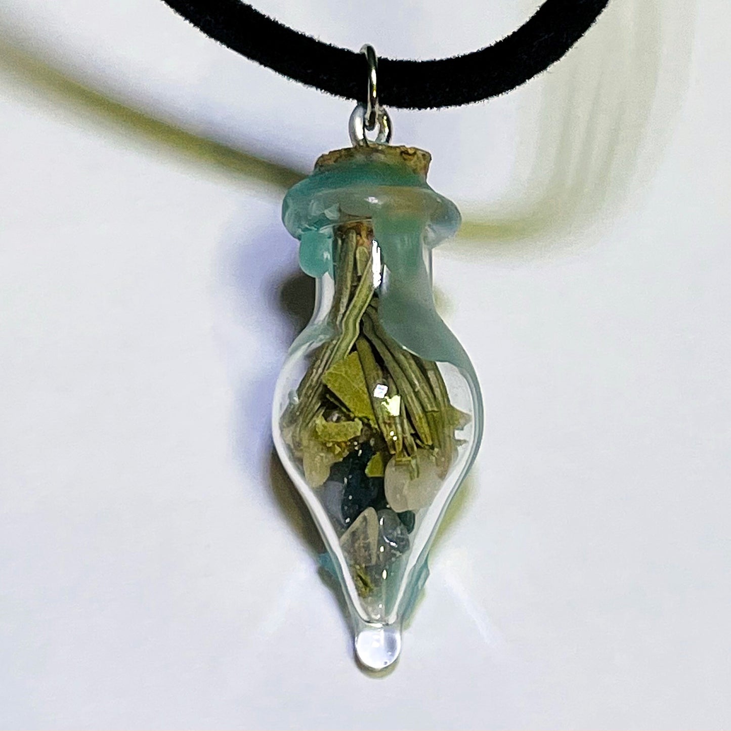 Prosperity Spell Bottle Necklace